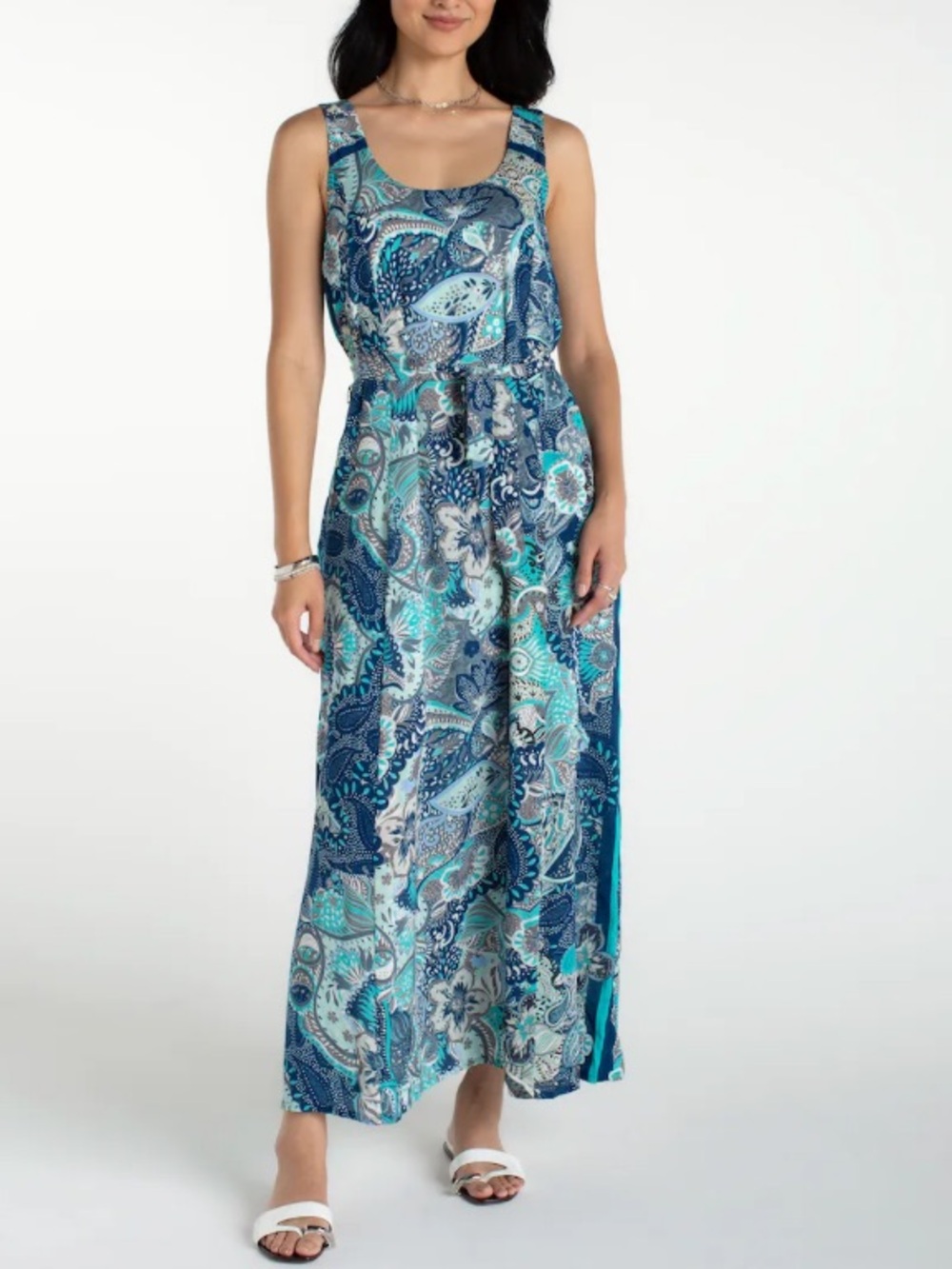 Liverpool Los Angeles Mix Print Dress NWT